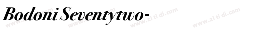 Bodoni Seventytwo字体转换 Bodoni Seventytwo字体转换